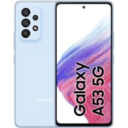 Andorra-Samsung Galaxy A53 5G 8GB Ram+256GB Awesome Blue+Funda+Protector