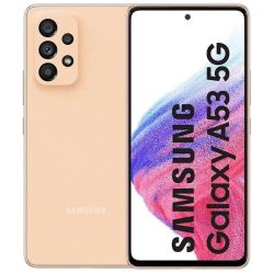 Andorra-Samsung Galaxy A53 5G 6GB Ram+128GB Awesome Peach+Funda+Protector