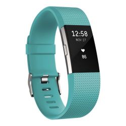 Andorra-Fitbit Charge 2 Turquoise/Silver (S)