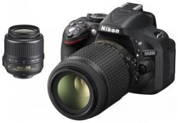 Andorra-Nikon D5200+18-55mmII+55-200mmVR+8GB+Funda+2 Filtros