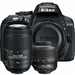 Andorra-Nikon D5300+18-55mmVRII+55-300mmVR+8GB+Funda+2 Filtros (Garant�a Nikon Europa)