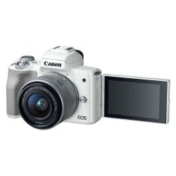 Andorra-Canon Eos M50+EF-M 15-45mm F/3.5-6.3 IS STM White