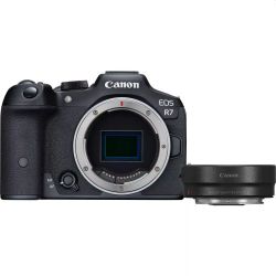 Andorra-Canon Eos R7 Cuerpo+Adaptador EF-EOS R+Bater�a+2x64GB