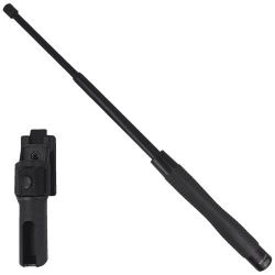 Andorra-Porra Extensible ESP Easy Lock Hardened Expandable Baton ExBT-20HE Black+1 Spray Defensa De Regalo