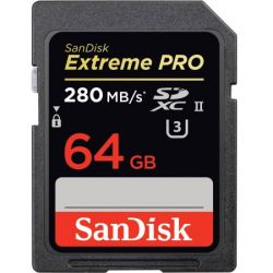 Andorra-Sandisk Extreme Pro SDHC/SDXC UHS-II 64GB 280MB/s