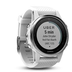 Andorra-Garmin Fenix 5S White with Carrara White Band