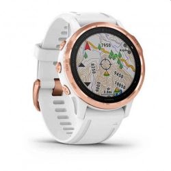 Andorra-Garmin Fenix 6S Pro Edition Rose Gold-tone with White Band 42mm
