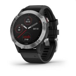 Andorra-Garmin Fenix 6 Silver with Black Band 47mm