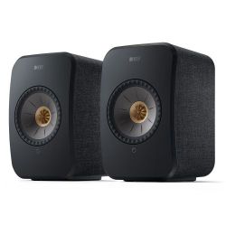 Andorra-Kef LSX II Wireless HiFi Speakers Carbon Black