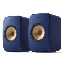 Andorra-Kef LSX II Wireless HiFi Speakers Cobalt Blue