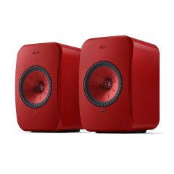 Andorra-Kef LSX II Wireless HiFi Speakers Lava Red