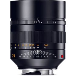 Andorra-Leica Noctilux-M 75mm F/1.25 ASPH. Black Anodized