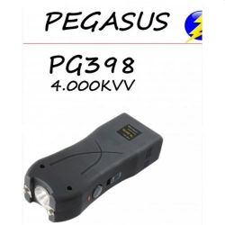 Andorra-Stun Gun Linterna Pegasus PG398 4.000.000V Recargable+3 Sprays Gas Regalo