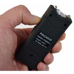 Andorra-Stun Gun Linterna Pegasus PG800L3 3.000.000V Recargable+3 Sprays Gel Regalo