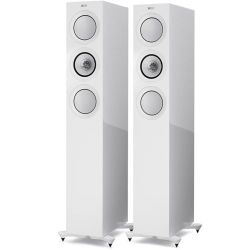 Andorra-Kef R5 Meta Floorstanding Speaker White Gloss