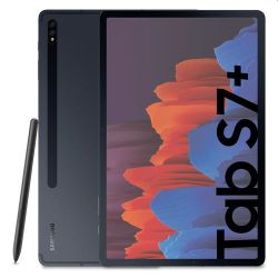 Andorra-Samsung Galaxy Tab S7+ 12.4 6GB Ram+128GB Wi-Fi SM-T970 Mystic Black+16GB