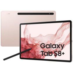 Andorra-Samsung Galaxy Tab S8+ 12.4 8GB Ram+128GB Wi-Fi SM-X800 Pink Gold+16GB