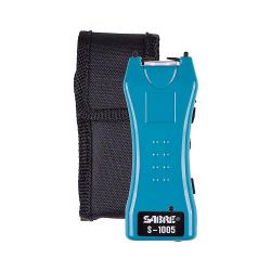 Andorra-Stun Gun Linterna Sabre Red 600.000V S-1005-TQ Teal Recargable+2 Sprays Gas Regalo