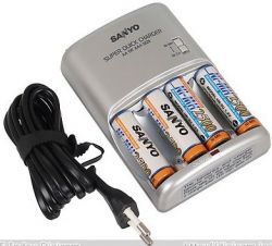 Andorra-Sanyo Super Quick Charger 2300mAh