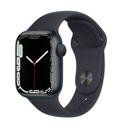Andorra-Apple Watch Series 7 GPS Midnight Aluminum Case with Midnight Sport Band 41mm