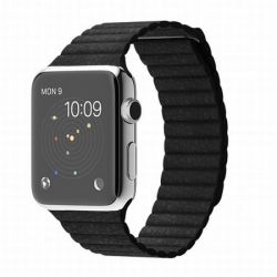Andorra-Apple Watch Loop Piel Negra 42mm