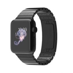 Andorra-Apple Watch Pulsera Eslabones Negro Espacial Mismo Tono 38mm