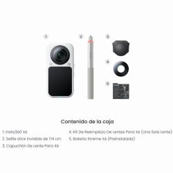 Andorra-Insta360 X6 Get-Set Bundle Artic White+32GB