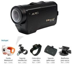Andorra-Midland XTC-300 Action Camera+Carcasa+Lenta Plana+4GB