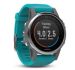 Andorra-Garmin Fenix 5S Silver with Turquoise Band