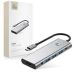 Andorra-Tech-Protect HB04 Hub Adapter 9 In 1 Space Grey