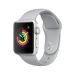 Andorra-Apple Watch Series 3 GPS Silver Aluminium Case with Fog Sport Band 38mm