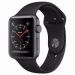 Andorra-Apple Watch Series 3 GPS Space Gray Alimnium Case with Gray Sport Band 42mm