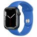 Andorra-Apple Watch Series 7 GPS+Cellular Midnight Aluminum Case with Capri Blue Sport Band 41mm