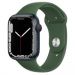 Andorra-Apple Watch Series 7 GPS+Cellular Midnight Aluminum Case with Clover Sport Band 41mm