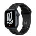 Andorra-Apple Watch Nike Series 7 GPS+Cellular Midnight Aluminum Case with Nike Pure Anthracite Black Sport Band 41mm